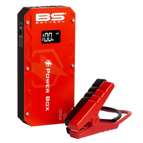 Пусковий пристрій BS PB-02 (Jump Starter, Powerbank, Booster) 12000mAh (44.4Wh) (EL)