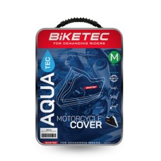 BIKETEC НАБІР 20 ШТУК ВОДОНЕПРОНИКНИХ ЧОХЛІВ AQUATEC ДЛЯ МОТОЦИКЛА КОЛІР ЧОРНИЙ/СІРИЙ РОЗМІР XL