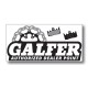 Велика наклейка GALFER Офіційний дилер 30CM
