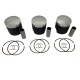 Комплект поршнів WOSSNER YAMAHA (2T) 700 SRX '00-'02 (70,50MM) (Поршень 70,38MM) (3 шт.) (Палець 20MM) (Снігохід)