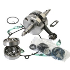 Колінвал WISECO для Kawasaki KX 60 '86-03, Suzuki RM 60 '03 (з підшипниками і сальниками на колінвал та комплектом прокладок для низу двигуна) (HR 4015)