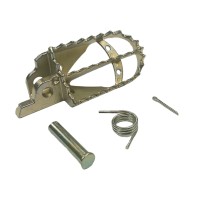 Підніжка ліва Buzzetti для Honda CR/CRF (нержавіюча сталь у комплекті з монтажним набором: 1 пружина, 1 палець, 1 шайба, 1 шплінт)