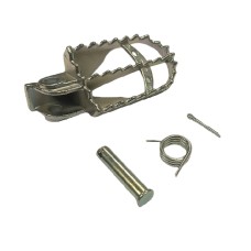 BUZZETTI підніжка права сторона PEGI KTM LC/EXC/SX/SMR (нержавіюча сталь у комплекті з монтажним набором: 1 пружина, 1 палець, 1 шайба, 1 шплінт)