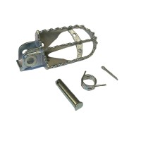 BUZZETTI ПІДНІЖКА ЛІВА СТОРОНА PEGI KTM LC/EXC/SX/SMR (НЕРЖАВІЮЧА СТАЛЬ У КОМПЛЕКТІ З МОНТАЖНИМ НАБОРОМ: 1 ПРУЖИНА, 1 ШТИФТ, 1 ШАЙБА, 1 ЗАКОЛОТКА)