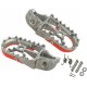 BUZZETTI підніжки pegi KTM SX 85 '18-'22; SX/SXF 125/250/350/450 '16-'22; HUSQVARNA TC 85 '18-'22; TC 125 '16-'22; FC 250-450 '16-'22; FX 350/450 '17-'22 (нержавіюча сталь у комплекті з монтажним набором: 2 пружини, 2 пальці, 2 шайби, 2 шплінти)