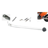 Бокова підніжка Buzzetti KTM EGS/EXC 125/200/250/300/380 '98-'07; EXC 450/520/525 '03-'07 срібляста (алюмінієва)