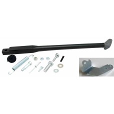 Бокова підніжка Buzzetti для Honda CRF 250F '04-'17; CRF 450F '04-'17, чорна (алюмінієва)