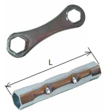 BUZZETTI Ключ для свічок запалювання з подвійним шестигранником 16/18MM 120MM