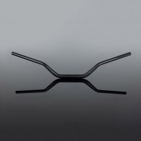 Кермо RENTHAL 1,1/8 ДЮЙМА (28,6MM) STREET FATBAR ДЛЯ HONDA AFRICA TWIN КОЛІР ЧОРНИЙ