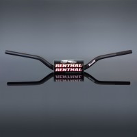 Кермо Renthal 1,1/8 дюйма (28,6 мм) MX Fatbar чорне KTM / GAS GAS / Husqvarna '21 з накладкою, колір чорний з губкою