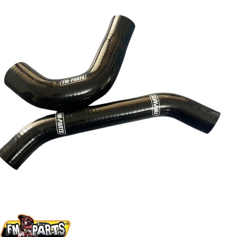 FM-PARTS СИЛІКОНОВІ ШЛАНГИ/ПАТРУБКИ РАДІАТОРА KTM EXC 250/300 TPI '24; HUSQVARNA TE/TEI 250/300 TPI '24; GAS-GAS EC 250/300 TPI '24 КОЛІР ЧОРНИЙ