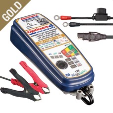 Зарядний пристрій для акумуляторів Optimate 4 Quad Program 12V 1.25A, 4-60AH AGM / GEL / STD, 12.8/13.2V 2-15AH Lithium (LiFePO4) SAE, CAN-bus (EL) - замінює TM340 (12)