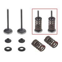 PSYCHIC Випускні клапани (комплект клапанів з пружинами і шайбами) Honda CRF 450R '07-'08 сталевий (MX-09501E) (30X4,98X84,3MM)