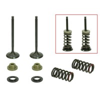 PSYCHIC Випускні клапани (комплект клапанів з пружинами і шайбами) YAMAHA YZF 250 '01-'13, WR250F '01-'13 (WRF250) сталеві (MX-09519E) (24,5X4,47X78MM)