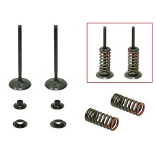 PSYCHIC ВПУСКНІ КЛАПАНИ (КОМПЛЕКТ КЛАПАНІВ З ПРУЖИНАМИ І ШАЙБАМИ) HONDA CRF 250 R '10-'15 СТАЛЕВИЙ (MX-09523I) (21,5X13,5X5,5MM)