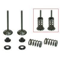 Випускні клапани PSYCHIC (комплект 2 шт. клапанів з пружинами і шайбами) YAMAHA YZF 450 '03-'09, WR 450 F '03-'15, YFZ 450 '03-09, YFZ 450 R / X '09-'20, GAS GAS EC 450 F '13-'15 сталеві (MX-09524E) (27X4,5X77,2MM)