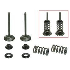 Випускні клапани PSYCHIC (комплект 2 шт. клапанів з пружинами і шайбами) YAMAHA YZF 450 '03-'09, WR 450 F '03-'15, YFZ 450 '03-09, YFZ 450 R / X '09-'20, GAS GAS EC 450 F '13-'15 сталеві (MX-09524E) (27X4,5X77,2MM)