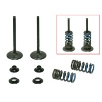 PSYCHIC ВПУСКНІ КЛАПАНИ (КОМПЛЕКТ 2 ШТ. КЛАПАНІВ З ПРУЖИНАМИ І ШАЙБАМИ) HONDA CRF 250 R '04-'07, CRF 250 X '04-'17 СТАЛЕВІ (MX-09526I)