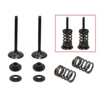 PSYCHIC Випускні клапани (комплект 2 шт. клапанів з пружинами і шайбами) Suzuki RMZ 450 '08-'15, RMX 450 '10-'14 сталеві (MX-09527E) (31X5,46X80,9MM)