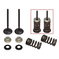 PSYCHIC Випускні клапани (комплект 2 шт. клапанів з пружинами і шайбами) Suzuki RMZ 250 '07-'22 сталеві (MX-09530E) (25x4,46x80,7 мм)