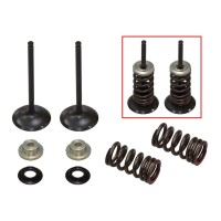 PSYCHIC ВПУСКНІ КЛАПАНИ (КОМПЛЕКТ КЛАПАНІВ ЗІ ПРУЖИНАМИ ТА ШАЙБАМИ) SUZUKI RMZ 250 '07-'09 СТАЛЕВІ (MX-09530I) (30,9X4,47X80,4MM)