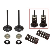 PSYCHIC ВПУСКНІ КЛАПАНИ (КОМПЛЕКТ КЛАПАНІВ ЗІ ПРУЖИНАМИ ТА ШАЙБАМИ) SUZUKI RMZ 250 '07-'09 СТАЛЕВІ (MX-09530I) (30,9X4,47X80,4MM)