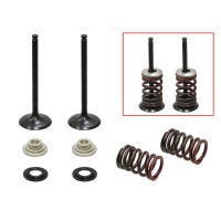 PSYCHIC Випускні клапани (комплект клапанів з пружинами і шайбами) Suzuki RMZ 450 '05-'06 сталеві (MX-09536E) (36x4,98x81,3мм)