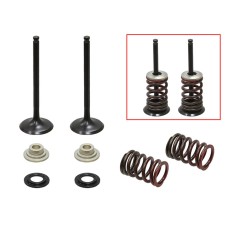 PSYCHIC Випускні клапани (комплект клапанів з пружинами і шайбами) Suzuki RMZ 450 '05-'06 сталеві (MX-09536E) (36x4,98x81,3мм)