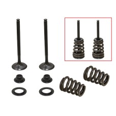 PSYCHIC Випускні клапани (комплект клапанів з пружинами і шайбами) BETA RR 400 / 450 / 525 ENDURO '05-'07, HUSABERG FE 450 / 550 / 650, FS 650 '04-'08, KTM SXS 450 / 540 RACING '03-'04, EXC 450, SX 520 / 525 '00-'07 (XU-09549E) (21,5X13,5X5,5MM)