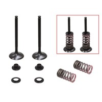 PSYCHIC Випускні клапани (комплект клапанів з пружинами і шайбами) YAMAHA WRF 450 '16-'20, (WR 450 F) YZF 450 '14-'19, YZ 450FX '16-'20 сталеві (MX-09554E) (35X5,45X85,77MM)