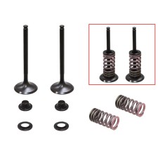 PSYCHIC Випускні клапани (комплект клапанів з пружинами і шайбами) YAMAHA WRF 450 '16-'20, (WR 450 F) YZF 450 '14-'19, YZ 450FX '16-'20 сталеві (MX-09554E) (35X5,45X85,77MM)