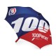 100 PROCENT OFFICIAL UMBRELLA BLUE/RED - Парасоля червоний/синій/білий