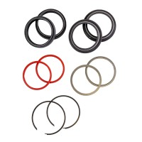 WP SUSPENSION КОМПЛЕКТНИЙ СЕРВІСНИЙ НАБІР ПІДВІСКИ WP 48MM (МАСЛЯНІ САЛЬНИКИ, ПИЛЬНИКИ, ЗАХИСТИ, ШАЙБИ) SKF BLACK