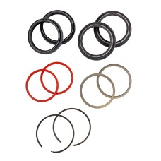 WP SUSPENSION КОМПЛЕКТНИЙ СЕРВІСНИЙ НАБІР ПІДВІСКИ WP 48MM (МАСЛЯНІ САЛЬНИКИ, ПИЛЬНИКИ, ЗАХИСТИ, ШАЙБИ) SKF BLACK