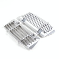 АКЦІЯ X-GRIP ЗАХИСТ РАДІАТОРА (КОМПЛЕКТ) AIR FORCE GASGAS '21-'23, HUSQVARNA '17-'23, KTM '17-'23 СРІБЛЯСТИЙ КОЛІР (ДИВ. ОПИС ТОВАРУ)