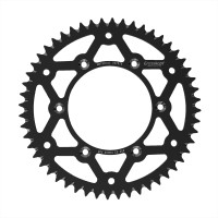 АКЦІЯ Задня зірка алюмінієва T7075 (ERGAL) колір чорний 899 52 (89952) KTM SX/SXF/SX-F/EXCF/EXC-F/EXC/LC4/SC/MXC/ '91-'25, HUSQVARNA TC/TE/FC/TC/TX/FC/FE '14-'25, GAS GAS EC 300 '20-'25, HUSABERG TE/FE '11-'14 (JTA897.52)