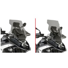 Вітрове скло KAPPA для BMW R 1300 GS '24-'25 R 1300GS ADVENTURE '25 затемнене (для моделей з радаром)