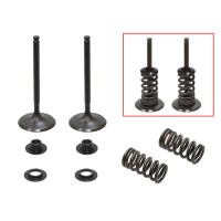 PSYCHIC ВПУСКНІ КЛАПАНИ (КОМПЛЕКТ КЛАПАНІВ ЗІ ПРУЖИНАМИ ТА ШАЙБАМИ) HUSQVARNA FE 350 '14-'19, KTM EXCF / XCF-W 350 '12-'18 СТАЛЕВИЙ (MX-09555I) (36X5,47X87,2MM)