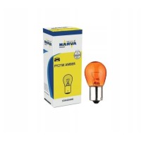 NARVA Лампа 21W 12V BAU15S PY21W (ORANGE) - Помаранчевий поворотник 1 штука
