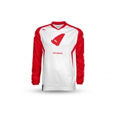 Кросова футболка UFO BAMBERG JERSEY БІЛИЙ/ЧЕРВОНИЙ РОЗМІР XXXL - КОЛЕКЦІЯ 2024