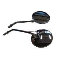 Універсальне кругле дзеркало GZ ліве і праве (комплект) різьба M10 хромоване