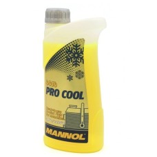 Охолоджувальна рідина MANNOL PRO COOL 1L для мотоциклів (-40°C/+135°C) готова до використання - коробка 40 шт. (пакет)