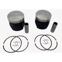 Комплект поршнів WOSSNER POLARIS 700 CFI, DRAGON, RMK '07-'10 (80,87MM ПОРШЕНЬ) (ДІАМЕТР 81,00MM) ПАЛЕЦЬ 20MM (СНІГОХІД)