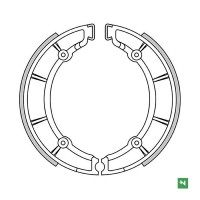 Гальмівні колодки задні NEWFREN для Moto Guzzi V7 Special 700 '69-'71; V 7 700 '67-'76 (220x40MM)