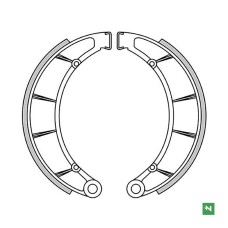 Гальмівні колодки NEWFREN передні для Moto Guzzi V7 Special 700 '69-'71; V 750 Sport 750 '72-'74; T 850 '74-'75; GT 850 California '72-'74 (220x25MM)