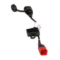 OPTIMATE КАБЕЛЬ (ПЕРЕХІДНИК) З ВИЛКОЮ ДЛЯ ПІДКЛЮЧЕННЯ ЗАРЯДНОГО ПРИСТРОЮ ДО РОЗЕТКИ EURO5 (6-КОНТАКТНИЙ) І РОЗ'ЄМОМ SAE (ДОВЖИНА 40СМ) (EL)