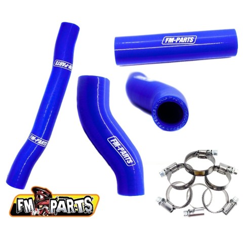 FM-PARTS силіконові шланги/трубки радіатора KTM / HUSQVARNA 250/300 '17-'19 синій колір