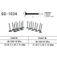 VESRAH Випускний клапан HONDA CBR 600F '87-90' (OEM: 14721-MN4-0010) (1 шт.) (MADE IN JAPAN)
