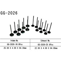 VESRAH Випускний клапан Yamaha YZF R6 '99-02' (OEM: 5EB-12121-00, 5EB-12121-10) (1 шт.) (Made in Japan)