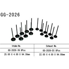 VESRAH Випускний клапан Yamaha YZF R6 '99-02' (OEM: 5EB-12121-00, 5EB-12121-10) (1 шт.) (Made in Japan)